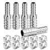 ERGAOBOY 5 Pcs 304 Stainless Steel Pipe Fitting 15MM to