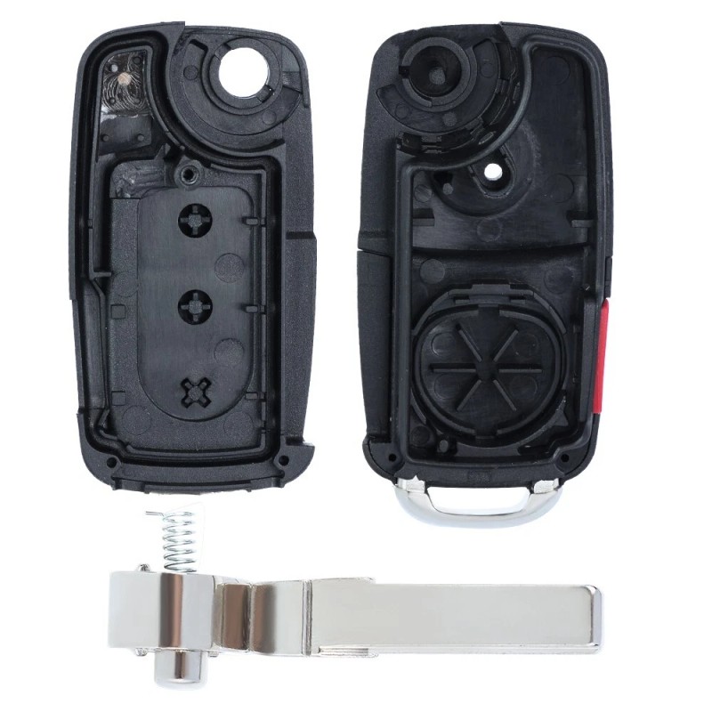 KEYECU for Volkswagen Beetle Eos Jetta Passat 2012-2018 Flip Remote