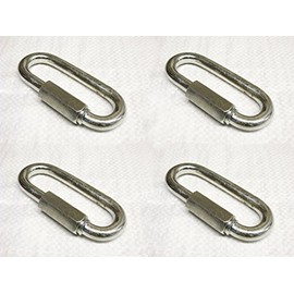 Galvanised Long Series Quick Link 12MM X4 (Rope Secure Attach Galv Maillon)