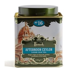 HARRODS of London - No. 16 Ceylon Loose Leaf - Gift CADDY 4.4oz / 125gr