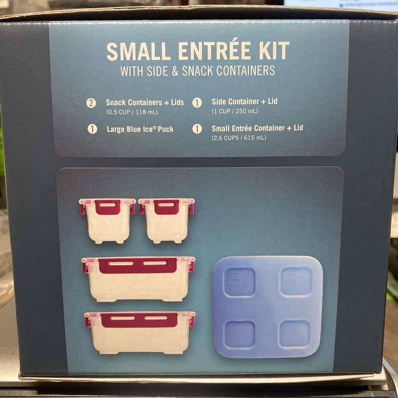 Rubbermaid, Part #7V92, Lunch Blox, Small Entree Kit, W/Side &