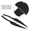 Pair Carbon Fiber Headlight Eyebrow Eyelid Cover for 3 Series