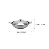 Ciieeo Shabu Shabu Hot Pot Pot Stainless Steel Dry Pot