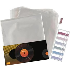Vinyl LP Record Case 50 x 12 Inches, transparent, functional_solid_color