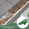 Nuanchu 4 Pcs Wedge Downspout Screen Gutter Guard Downspout Filter