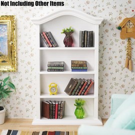 Odoria Dollhouse Vintage Books Miniature: 24Pcs 1/12 Scale Victorian Notebooks for Antique Library Office - Mini Bulk Book Paper School Supplies for Craft, Style B