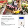 Digital Temperature Controller LCD Display Heating Cooling Thermostat Controller for