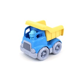 Green Toys Dumper Construction Truck Blue/ Yellow, 5.75x7.5x5.5, count of 2