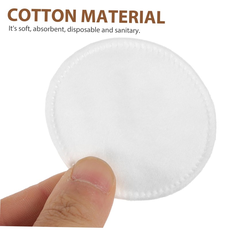 Healeved 200 Pcs Facials Rounds Pads Thickened 3-layer Cotton Makeup