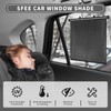 Sfee Car Window Shade for Side Windows, 2 Pack Sun
