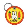 Minoda Miffy CARROT Embroidered Keychain Yellow D02C1511