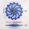 IMPALAPRO Bicycle Shift Rollers 15T/17T AL7075 CNC with Ceramic Bearings