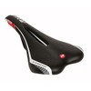 AWE® SUPER LIGHT Chromo Rails Adult Racing Saddle Mens Black/Red