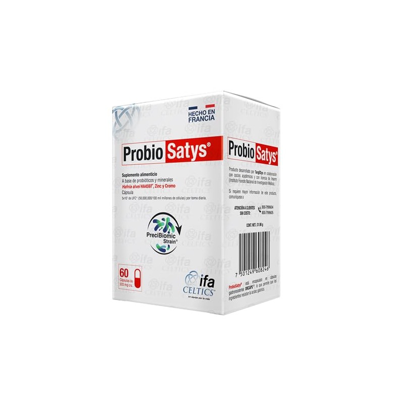 Probiosatys (Probióticos y Minerales) Suplemento Alimenticio - Caja con 60