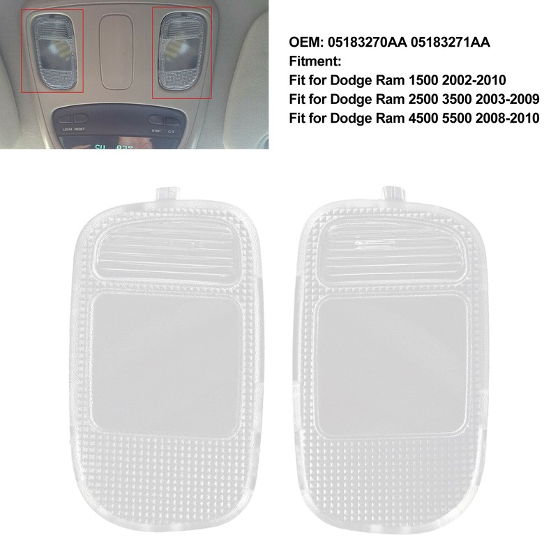 Front Dome Light Lens Cover 05183270AA Fit for Dodge Ram