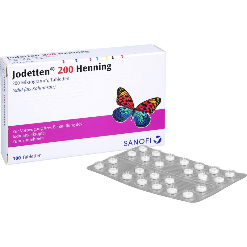 JODETTEN 200 Henning Tablets Pack of 100