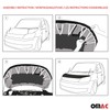 OMAC Car Bonnet Mask Hood Bra for Honda Civic 2012-2015