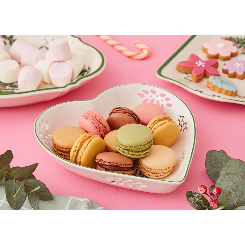 Portmeirion Home & Gifts Pierced Heart Dish Single, Ceramic, Multi-Colour,