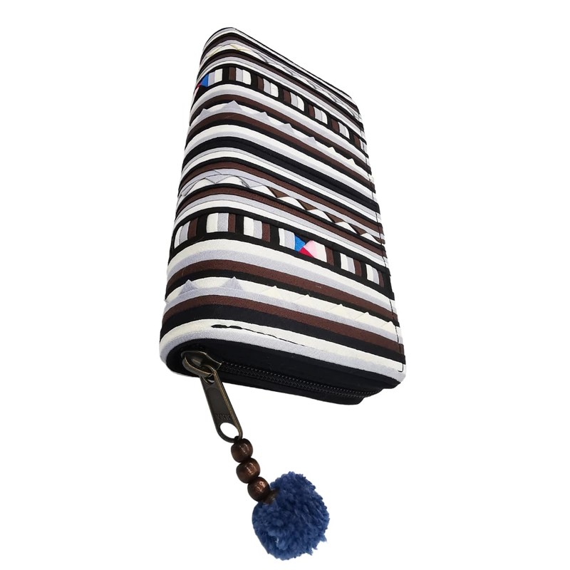 PANASIAM Akha Tribe Wallet Ethnic Cotton Purse Vegan & Fair,