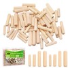 Tanbupu 230Pcs Wooden Dowels Assorted M6 M8 M10 Fluted Wood