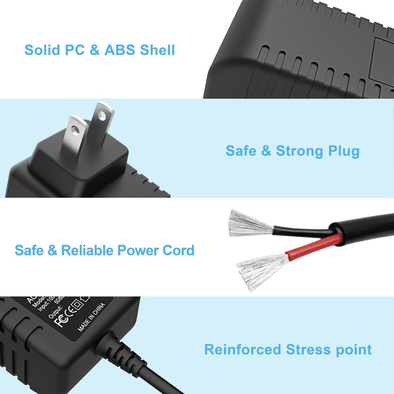 Dmoizka AC Adapter Charger for Yuwell YE8800AR YE8800CR Wrist Monitors