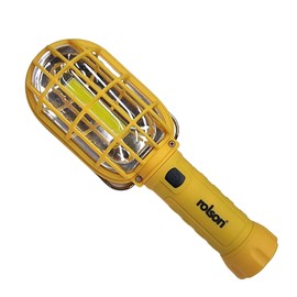 LED Caged Worklight (61589) – 3W COB LED - Powerful worklight with Seperate red Warning Light. Great for Working on Cars and Vehicles or in The Workshop