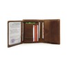 Lemasi Genuine Leather Wallet for Men, Natural Hunter Leather with