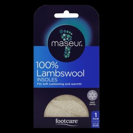 Maseur Buy Maseur Footcare Lambswool Insoles  1 Pair Online | Chempro Chemists