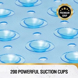 HITSLAM Bath Mat for Tub, Non Slip Bathtub Mat, 40 x 16 Inch Extra Long Bath Tub