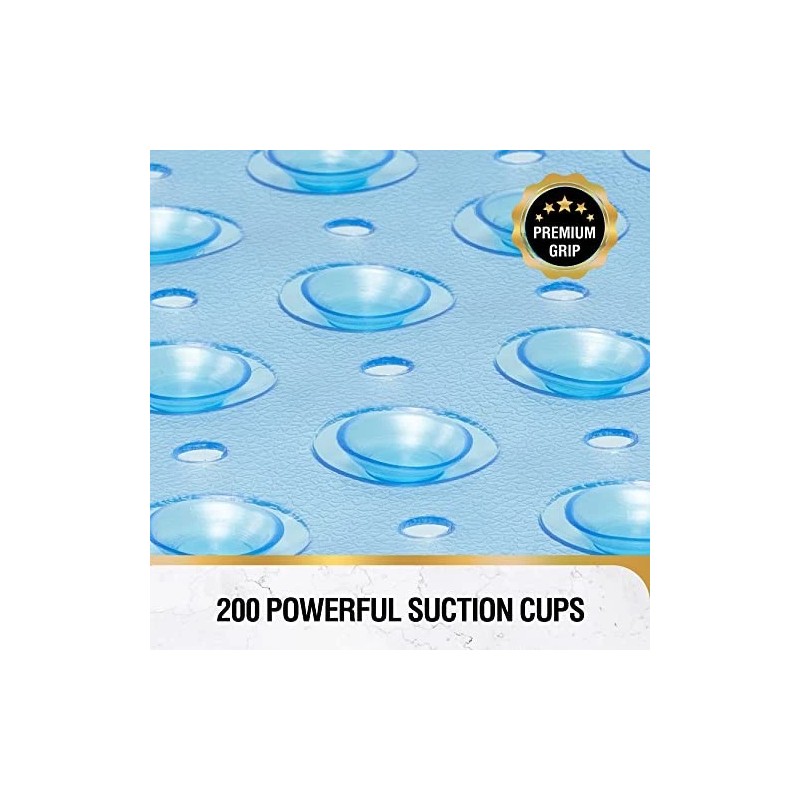 HITSLAM Bath Mat for Tub, Non Slip Bathtub Mat, 40