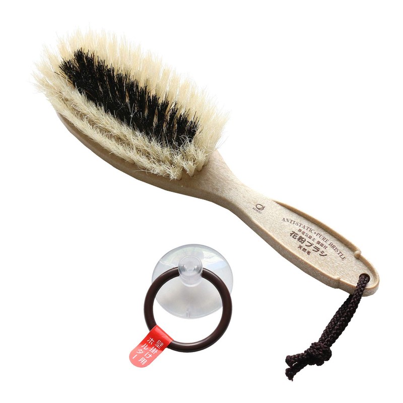 Ikemoto KB1500 Natural Hair Pollen Removal Brush, Natural, 2.4 x
