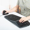 DELUX Wired Ergonomic Vertical Mouse, Vertical Mouse for Medium Hands,