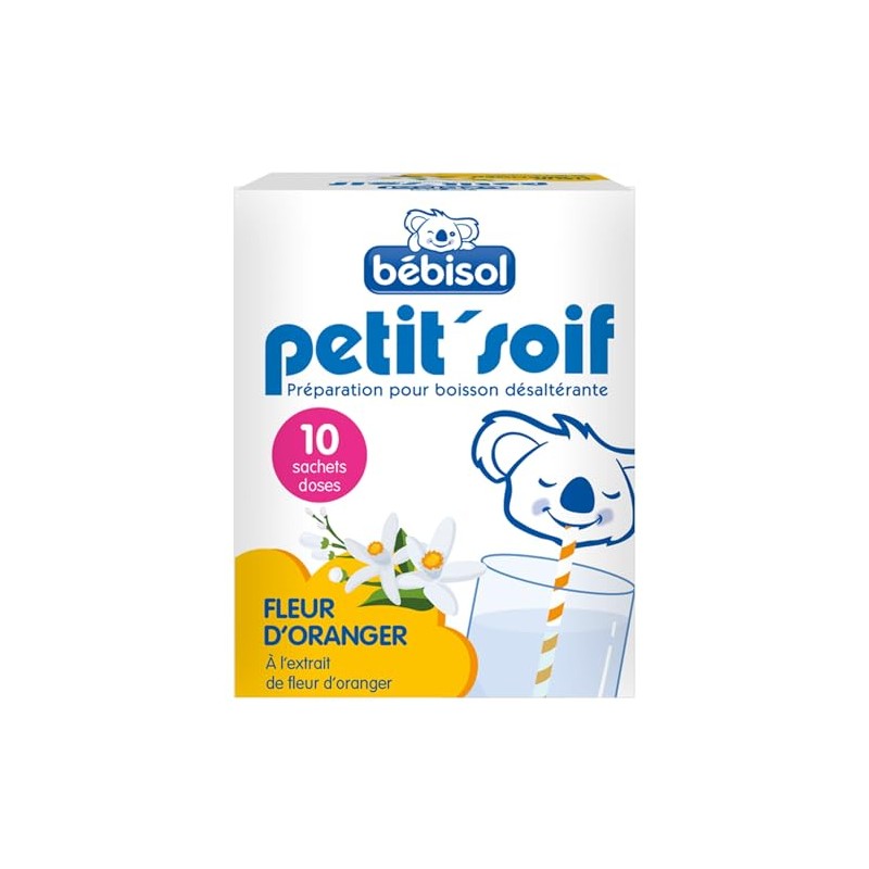 Bébisol Little Thirst 10 Single Doses Sachets - Orange Blossom
