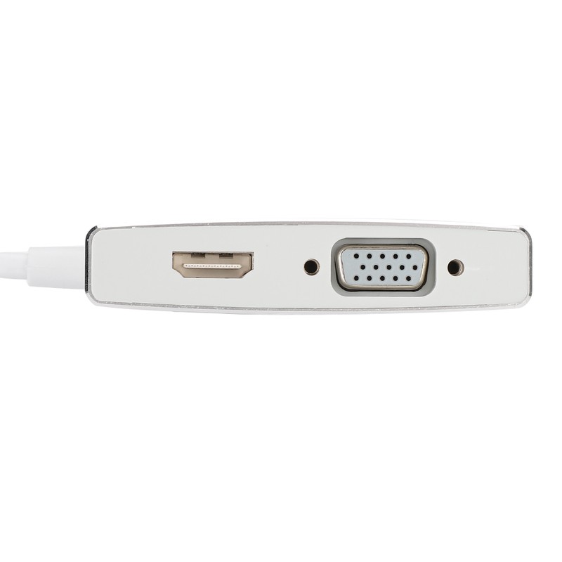 4 in 1 USB3.0 Adapter to VGA DVI HDMI LAN