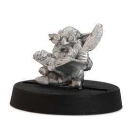 Stonehaven Gnome Scholar Miniature Figure (for 28mm Scale Table Top War Games) - Made in USA