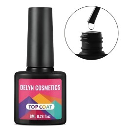 Top Coat Capa Superior Para Gel Uv Led / Delyn Cosmetics