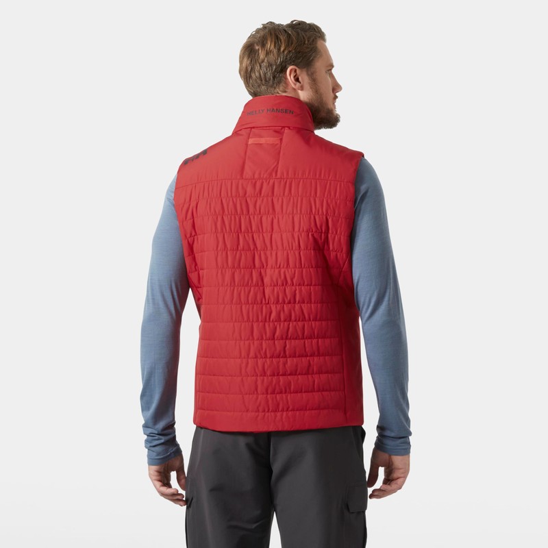 Helly Hansen Men's Crew Insulator Vest 2.0, 162 Red, Large