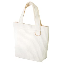 [atRise] Nubi Bag, Mini Handbag, Lightweight & Large Capacity & Gentle Feel, Inner Pocket, Gusset, Washable, Mothers Bag, Tote Bag, Lunch Bag, Learning Bag, Subbag, Nubi Bag, Eble Bag, Office,