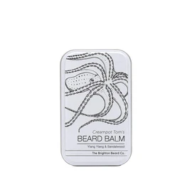 The Brighton Beard Co. Creampot Tom's Ylang Ylang & Sandalwood, Handmade Balm Conditions & Repairs Beard, Light Shine 80ml
