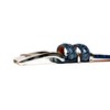COXSWAIN CW20203-29 Men's Belt, Genuine Leather, Navy, Croc Embossing, 1.2