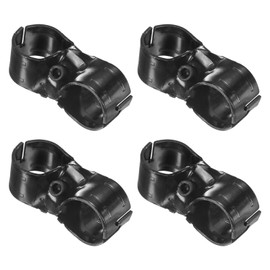 M METERXITY 4-Pack Structural Pipe Connector, Cross Grid Pipe Clamps Steel Pipe Connector for OD 1.1" or 28MM Pipe, Conduit Connectors with Screws