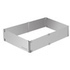 Tescoma Rectangular Adjustable Baking Frame 28X20-50X34 cm Delicia, Assorted, 19.8
