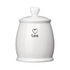 Premier Housewares Charm Tea Canister - White