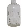 Ebros Gift Large 30 Ounces Skeleton Skull Face Corked Glass