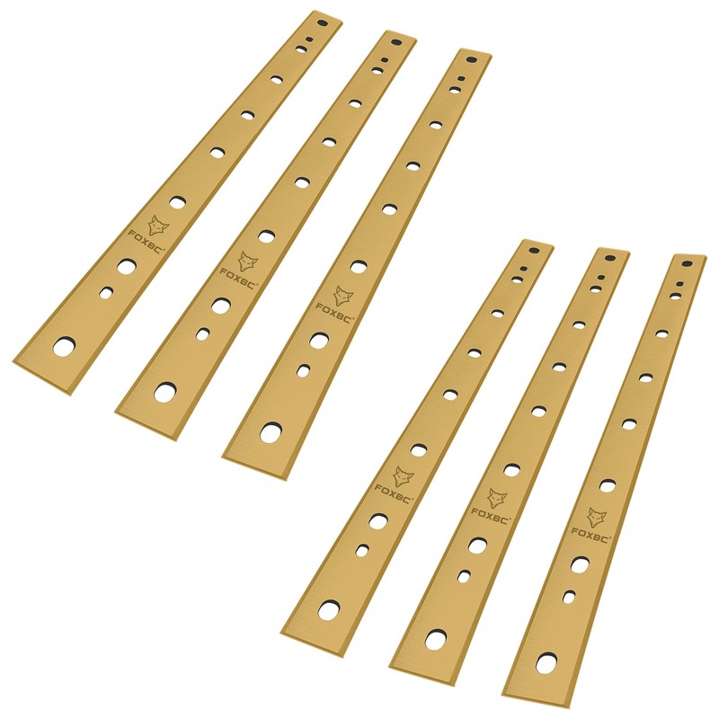 FOXBC 13 Inch OEM Titanium Planer Blades Replacement for DeWalt