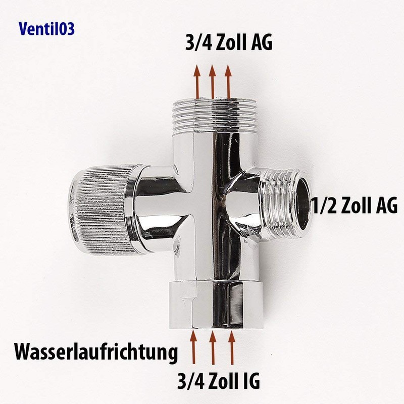 Diverter Valve for Surface-Mounted and Bathroom Fittings. Valve Diverter Switch