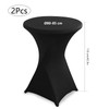Tablecloth Set of 2 Stretch Bar Table Covers Set Washable
