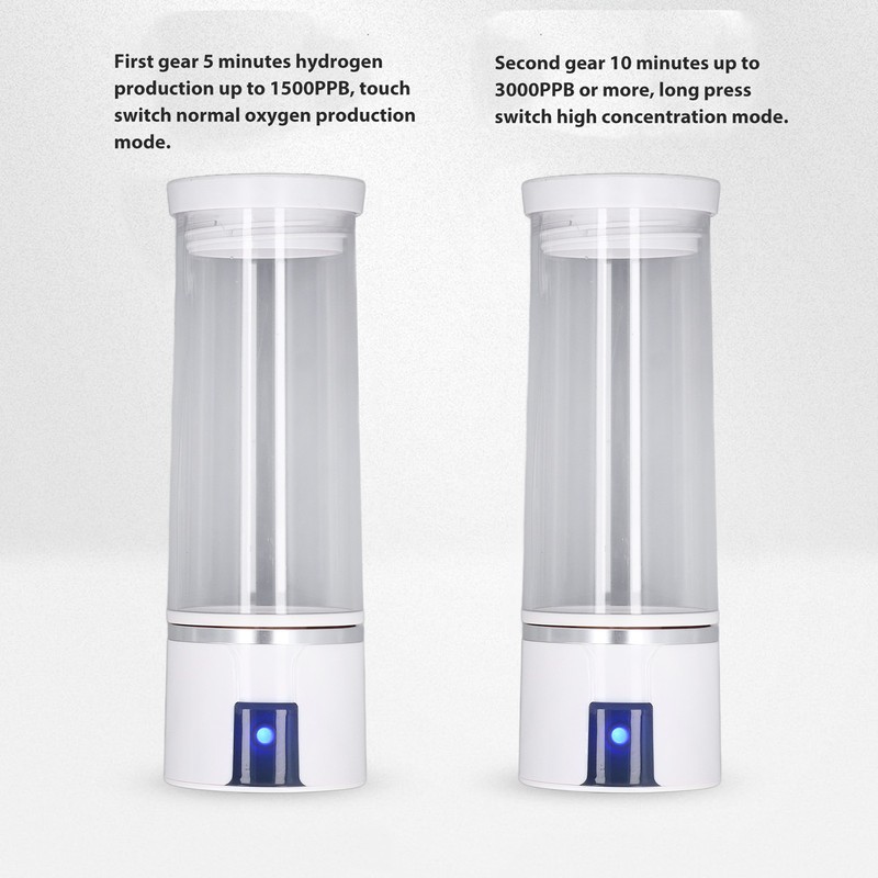 Portable Hydrogen Water Ionizer 300ml 3000PPB Portable Hydrogen Water Bottle
