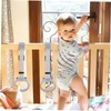 KOMBIUDA 2 Pcs Adjustable Pull Up Rings for Playpen Safe