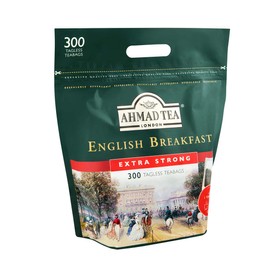 Ahmad Tea English Breakfast Tea extra strong - 300 Tagless Teabags